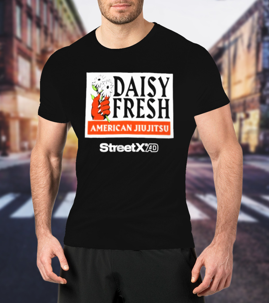 Daisy Fresh American Jiu Jitsu StreetxAD Collaboration T-Shirt
