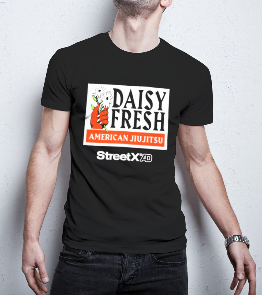Daisy Fresh American Jiu Jitsu StreetxAD Collaboration T-Shirt