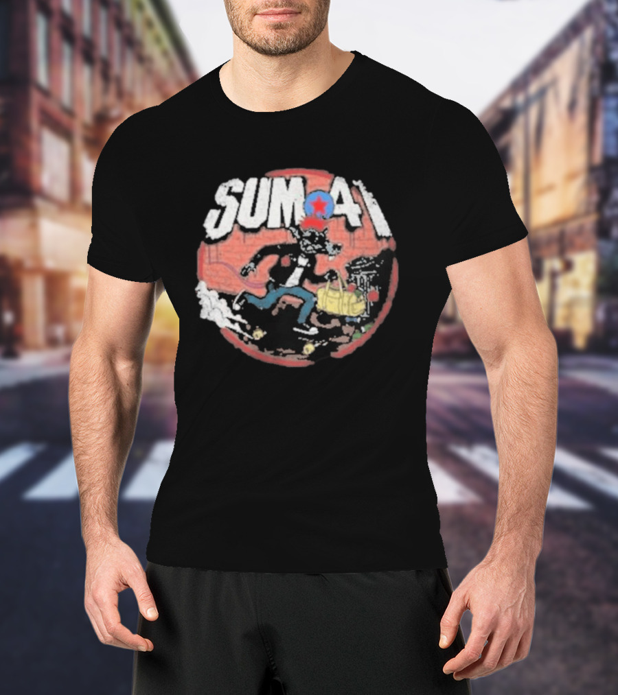 Sum 41 Rat Street Art Comic T-Shirt