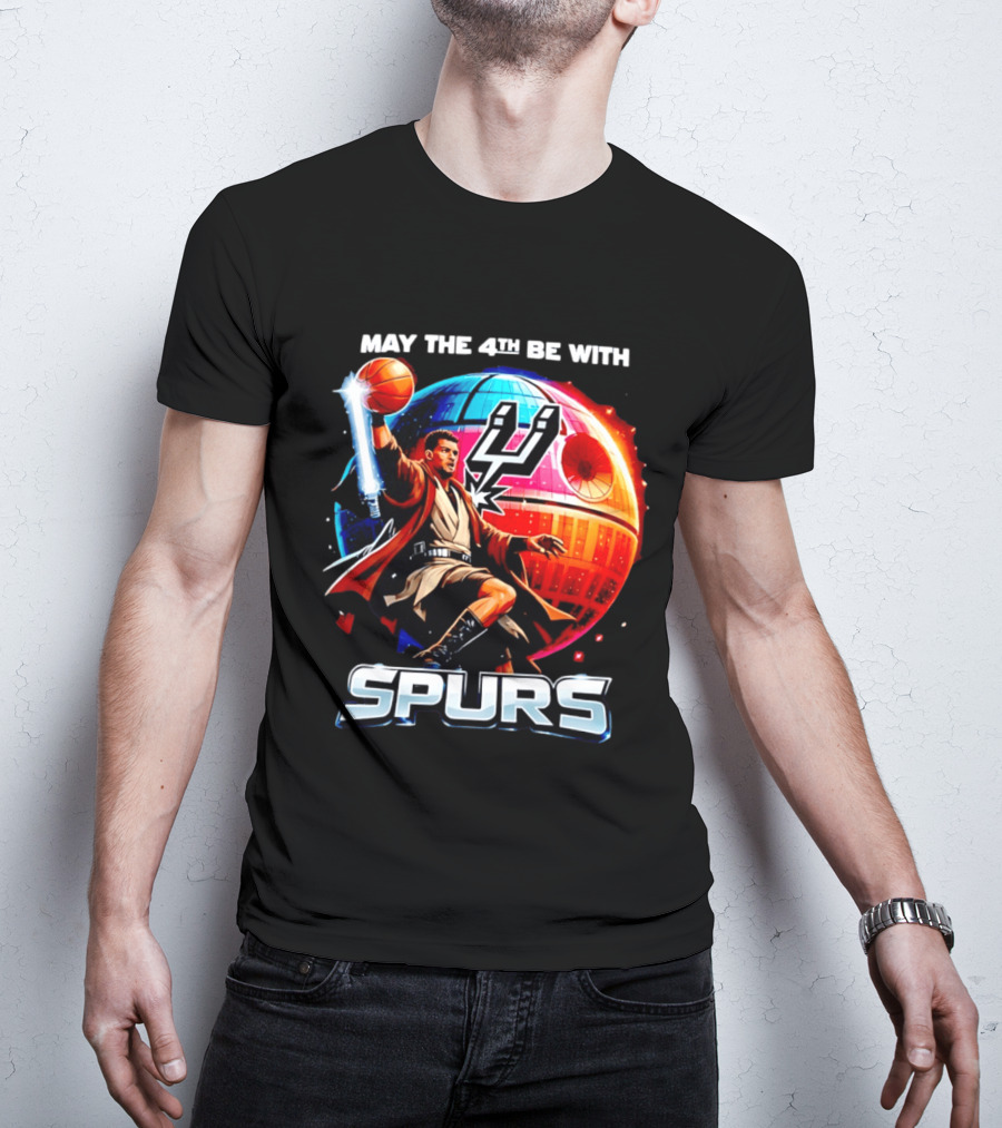 May The 4th Be With You Spurs Star Wars Victor Wembanyama T-Shirt