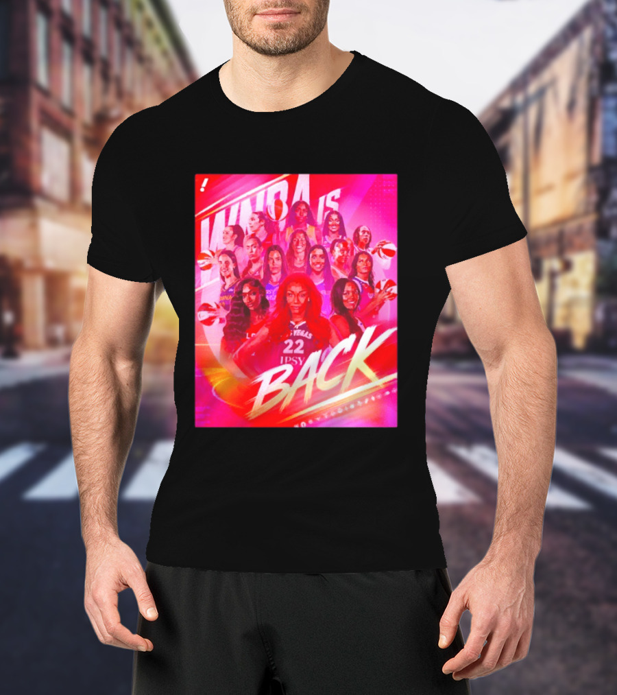 WNBA Is Back 30th Season Highlights Las Vegas Basketball Stars T-Shirt