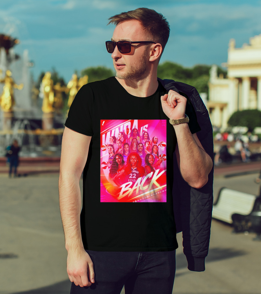 WNBA Is Back 30th Season Highlights Las Vegas Basketball Stars T-Shirt