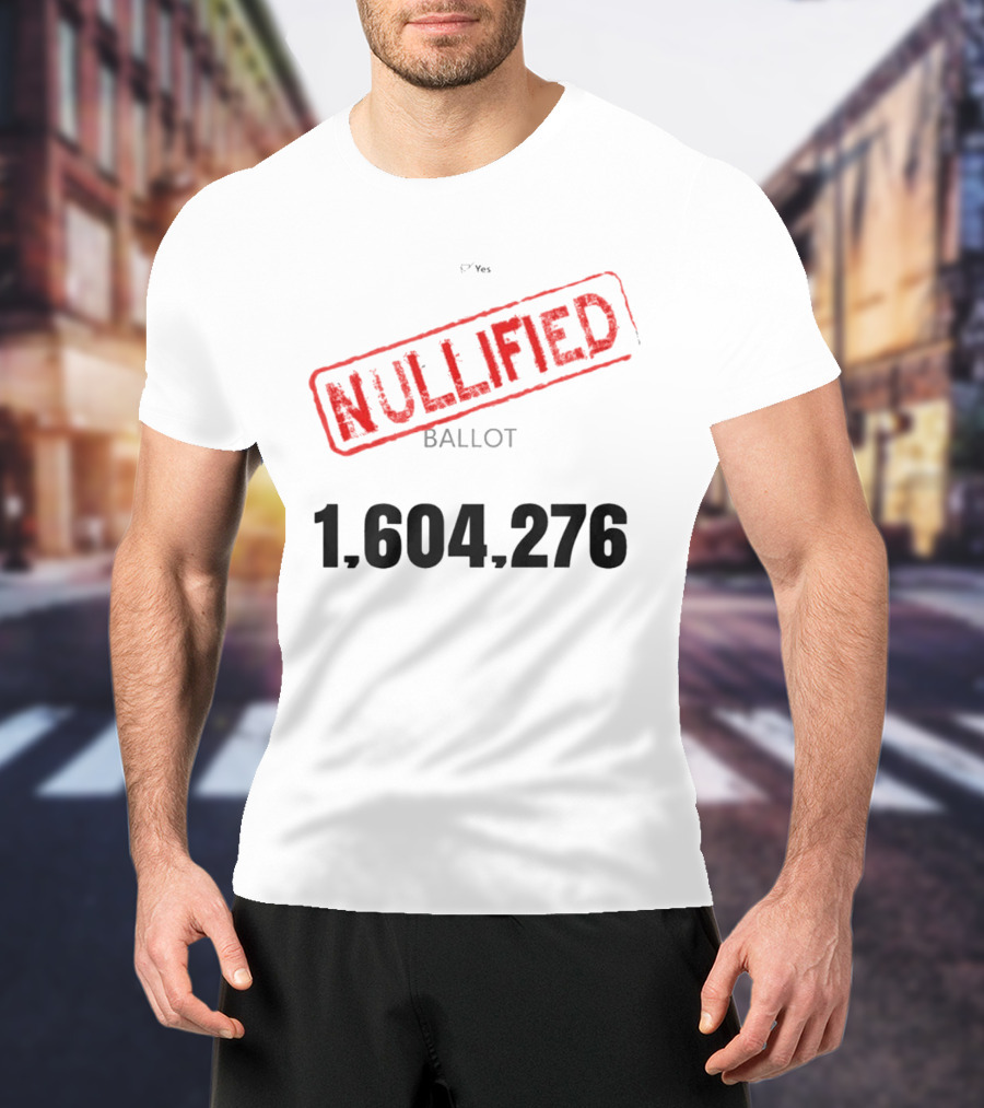 NULLIFIED BALLOT 1604276 Virginia Redistricting Protest T-Shirt