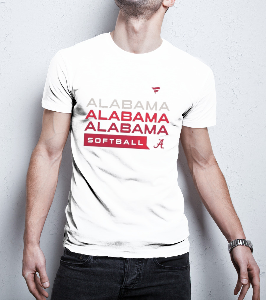Alabama Crimson Tide Softball Fan Gear Tri Blend Hype T-Shirt
