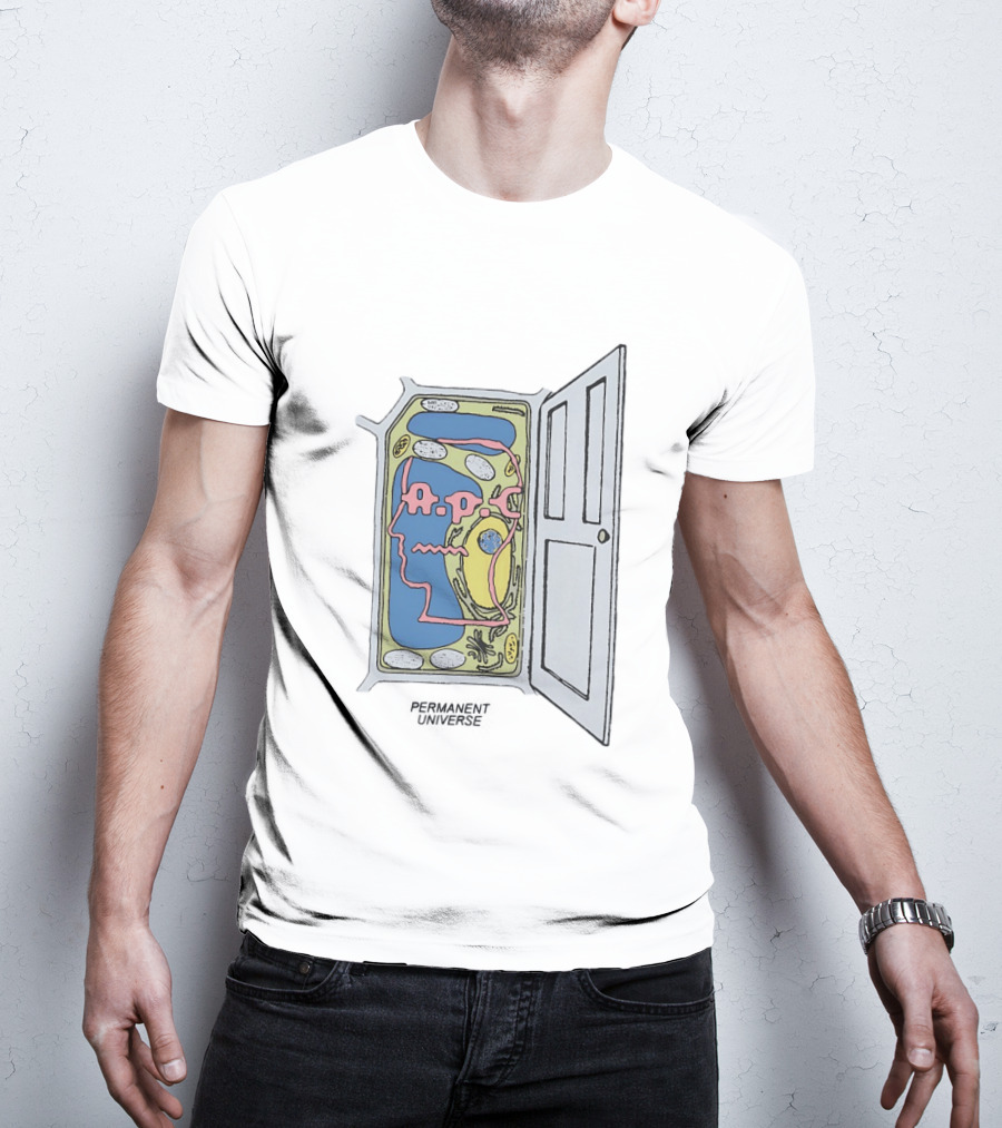 Brain Dead X APC Permanent Universe Open The Door Abstract T-Shirt