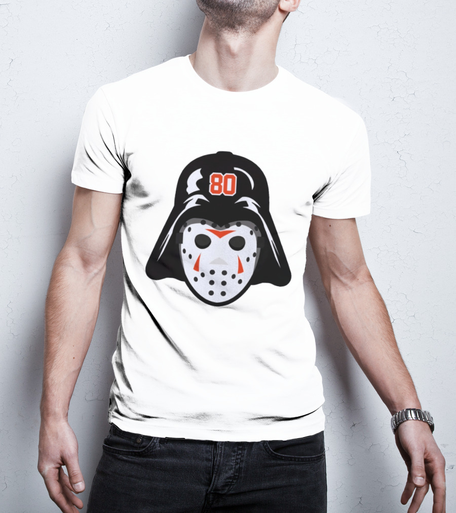 Dan Vladar Darth Vladar Mask 80 Philadelphia Flyers Hockey T-Shirt