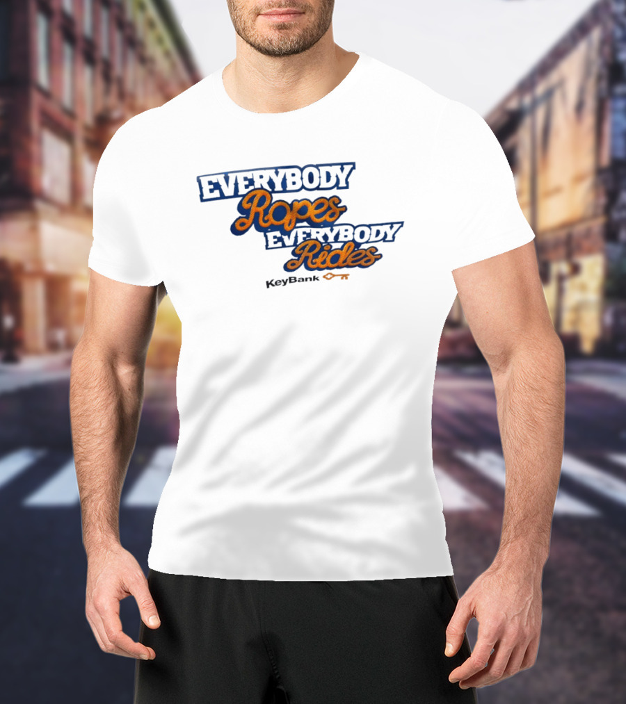 Everybody Ropes Everybody Rides KeyBank Buffalo Sabres NHL Hockey T-Shirt