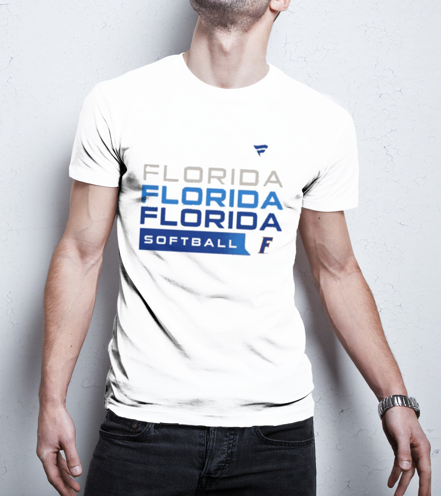 Florida Gators Softball Tri Blend Hype College F T-Shirt