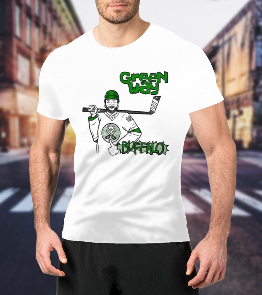 Green Way Hockey Buffalo Player T-Shirt
