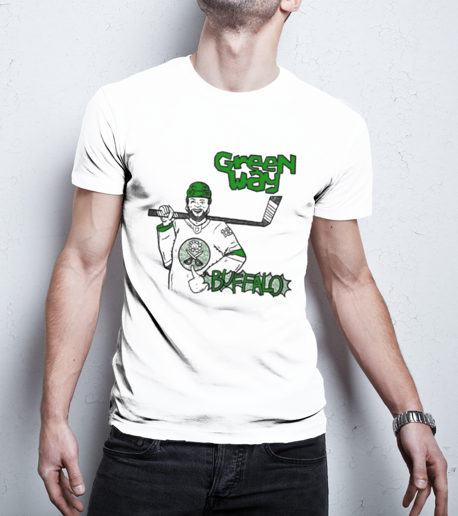 Green Way Hockey Buffalo Player T-Shirt