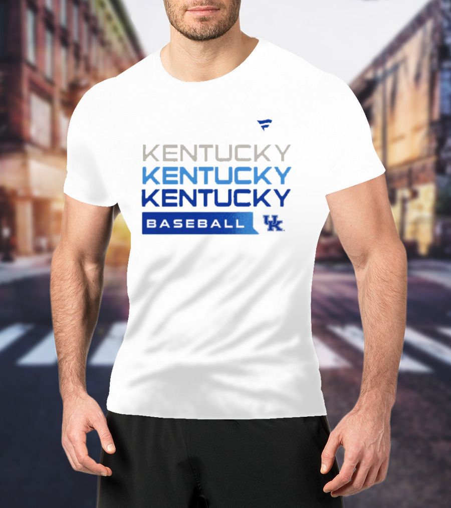 Kentucky Wildcats Baseball Tri Blend Hype Fanatics T-Shirt