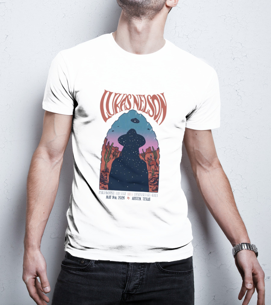 Lukas Nelson 60th Anniversary Show May 9 2026 Austin Texas T-Shirt