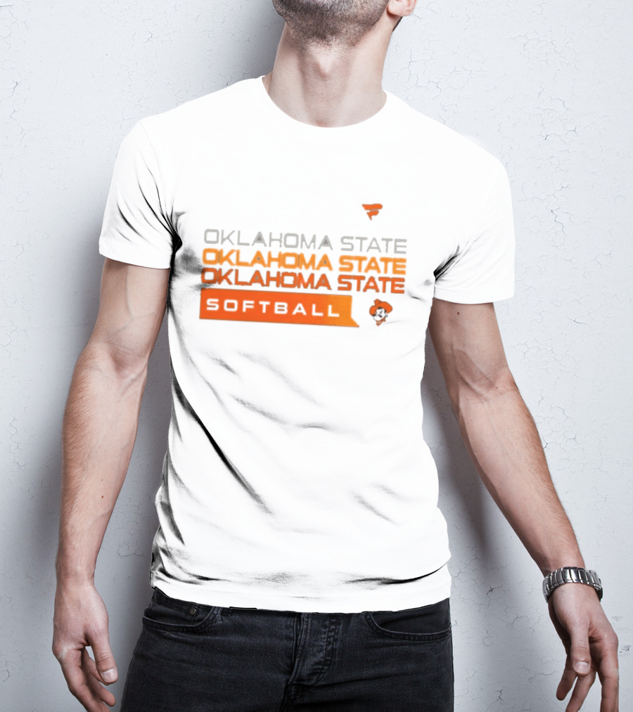 Oklahoma State College Softball Cowboys Hype Tri Blend T-Shirt