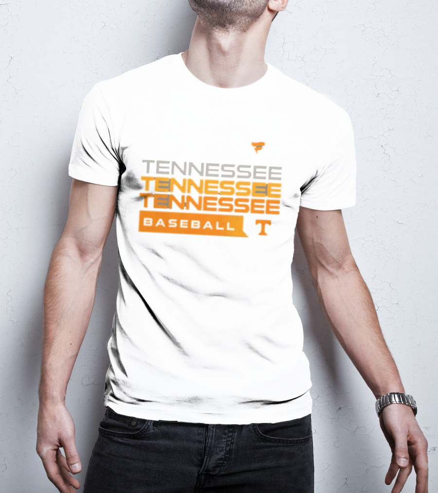 Tennessee Volunteers Baseball Tri Blend Hype Official College Gear T-Shirt