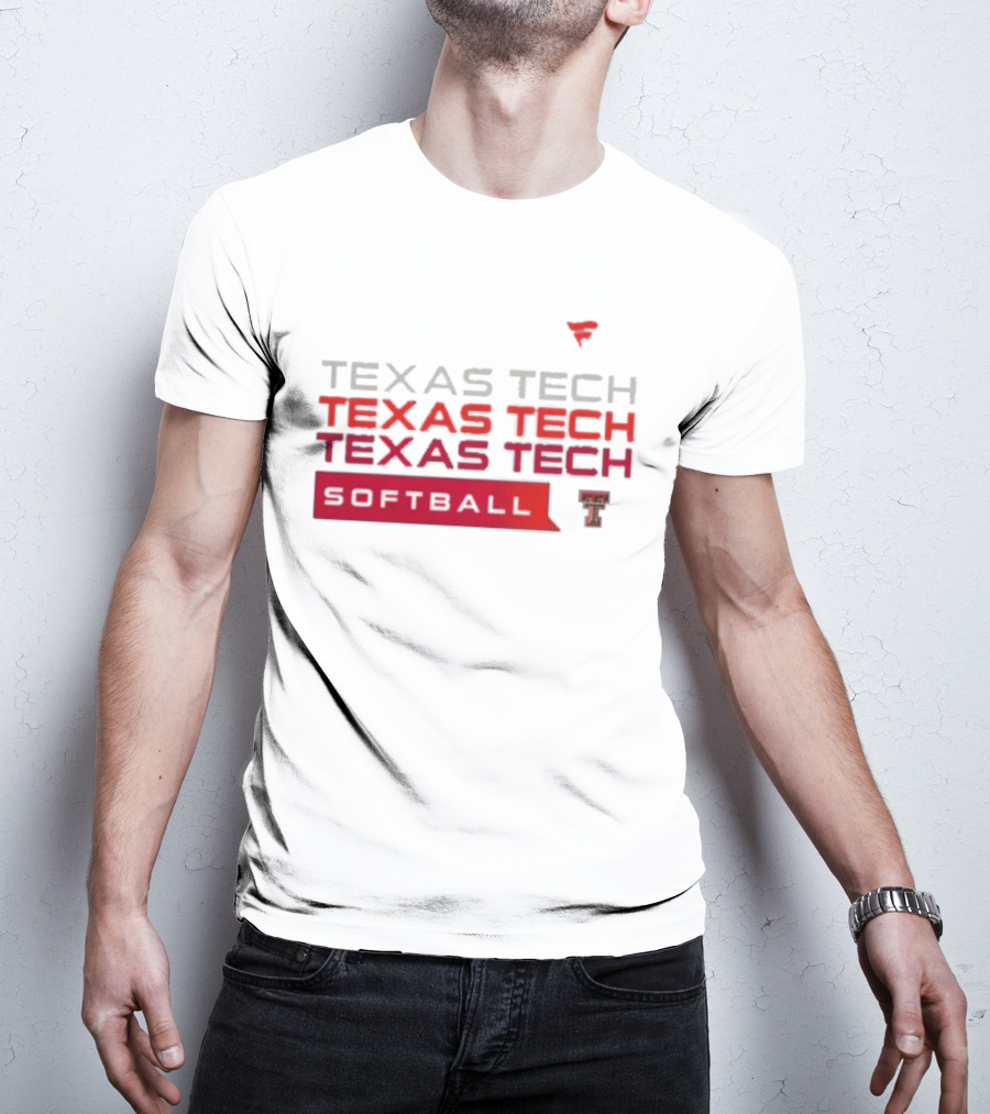 Texas Tech Red Raiders Softball Tri Blend College Hype T-Shirt