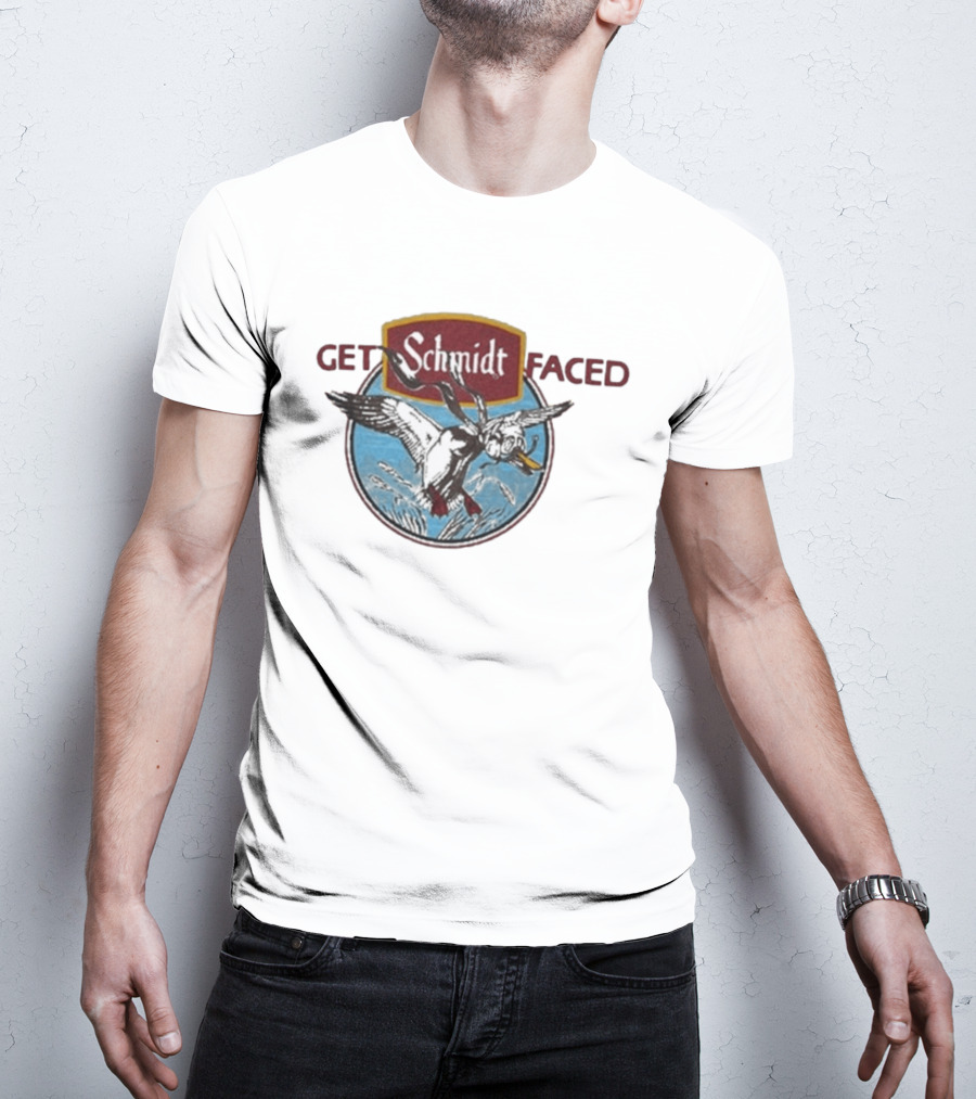 Schmidt Beer Get Schmidt Faced Goose T-Shirt