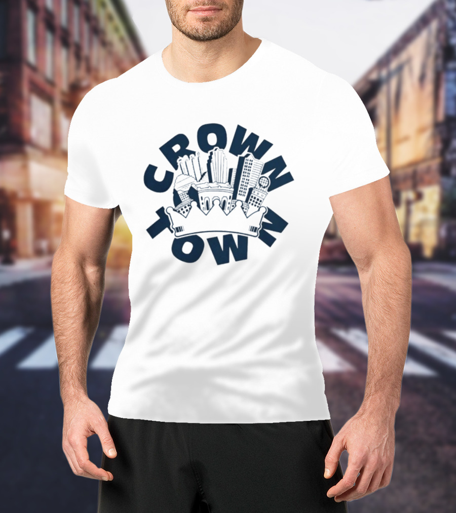 Kansas City Crown Town Skyline Architecture T-Shirt