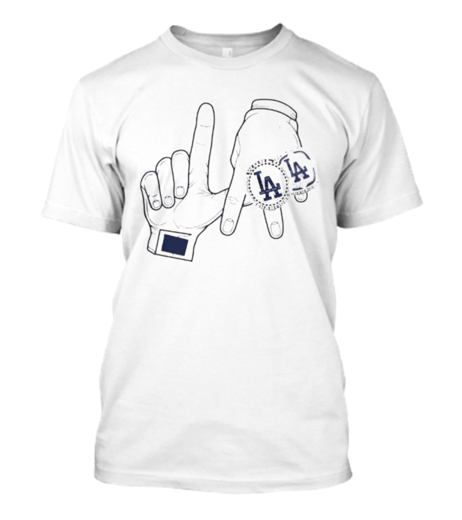 Dodgers Fans Knock Em Out Beat The Champs LA Rings T-Shirt