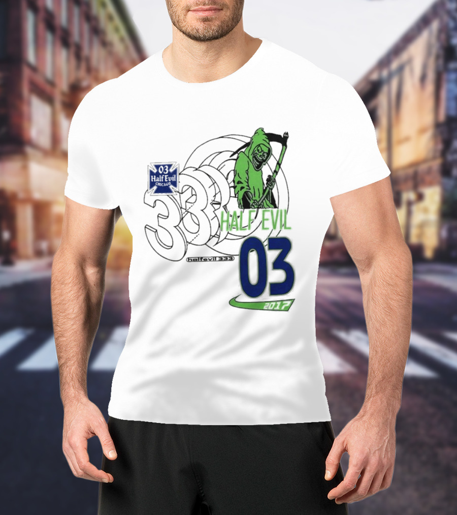 Halfevilco 333 Male Evil 03 Grim Reaper T-Shirt