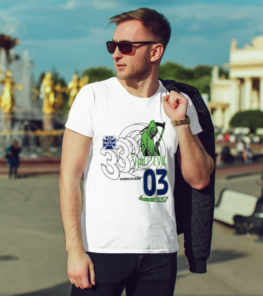Halfevilco 333 Male Evil 03 Grim Reaper T-Shirt