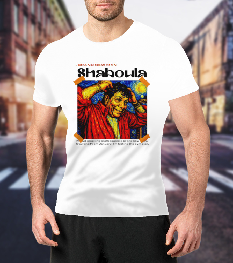 Van Gogh Style Shaboula Brand New Man T-Shirt