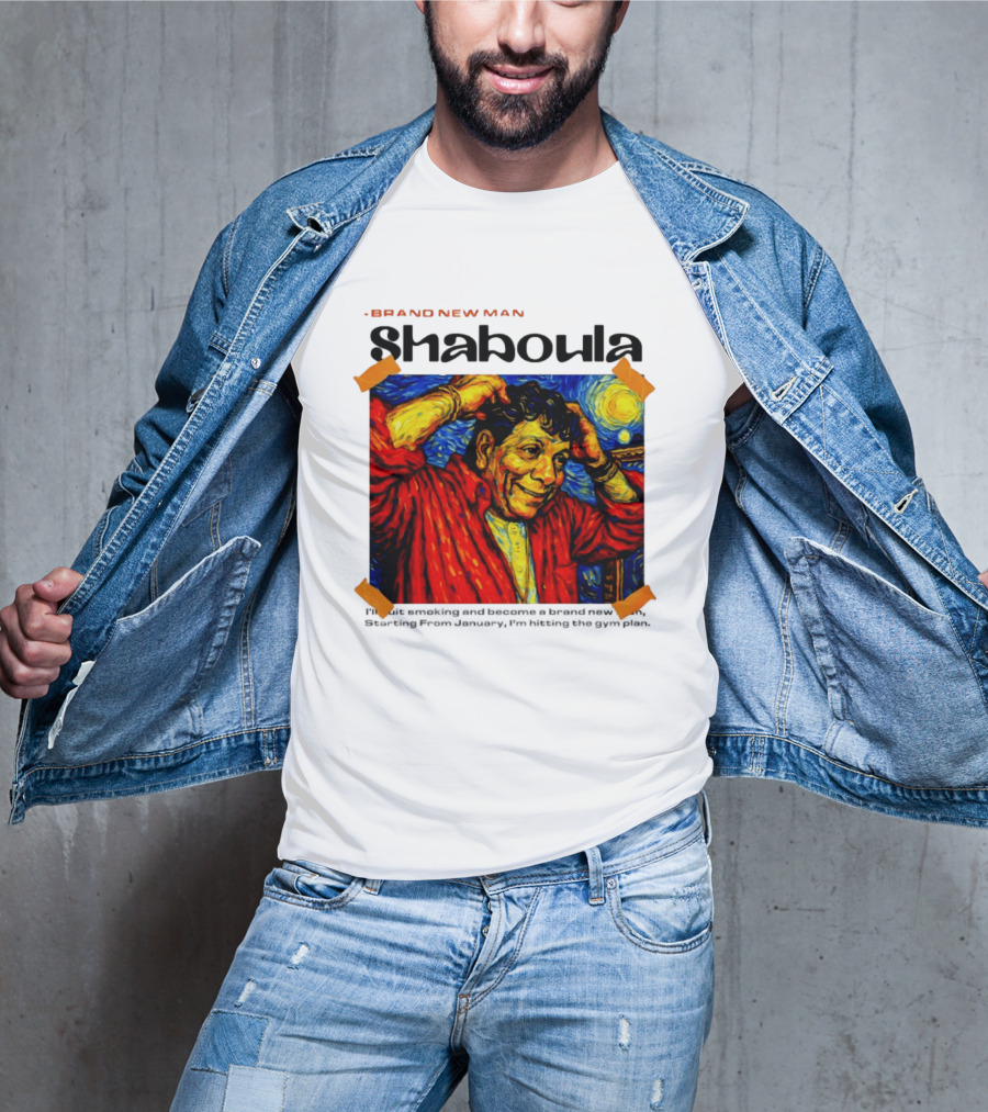 Van Gogh Style Shaboula Brand New Man T-Shirt