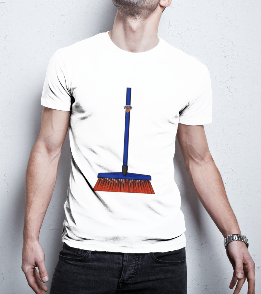 New York Knicks The Sweep 2026 Broom Basketball Fan Gear T-Shirt