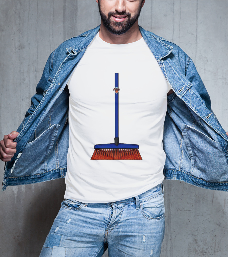 New York Knicks The Sweep 2026 Broom Basketball Fan Gear T-Shirt