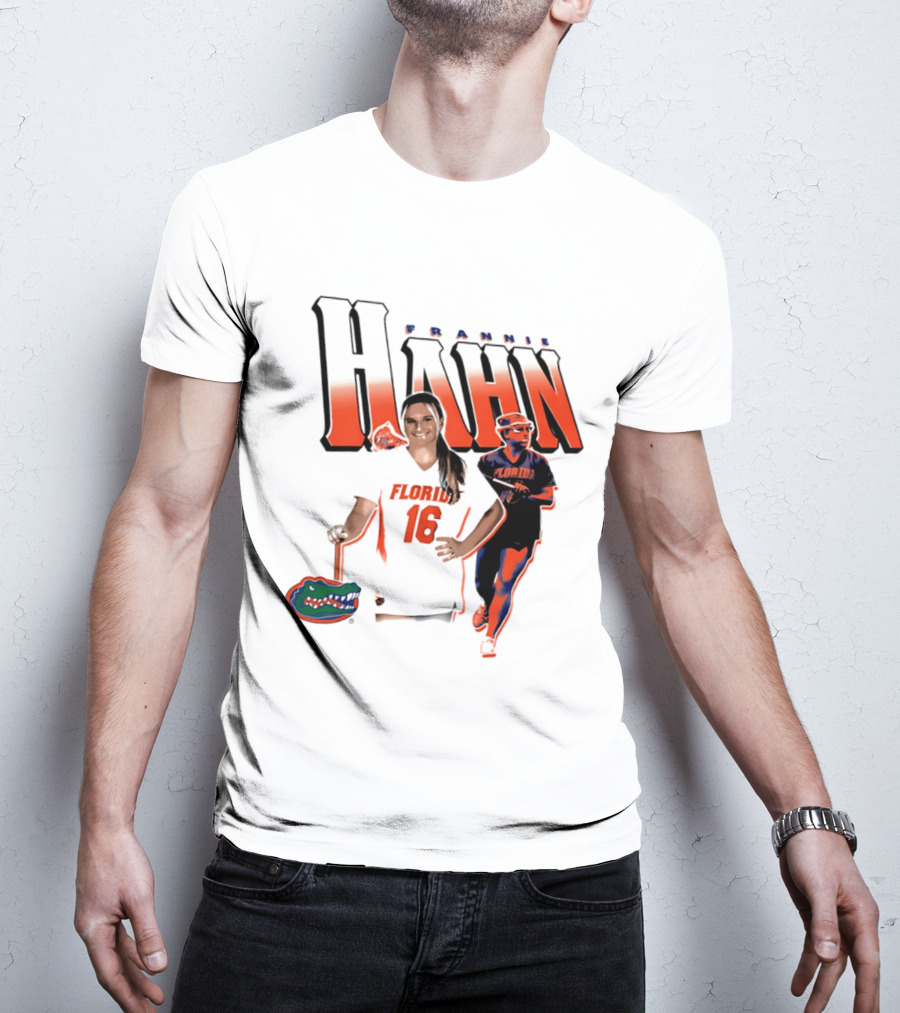 Florida Gators Lacrosse Frannie Hahn Number 16 Sports Team T-Shirt