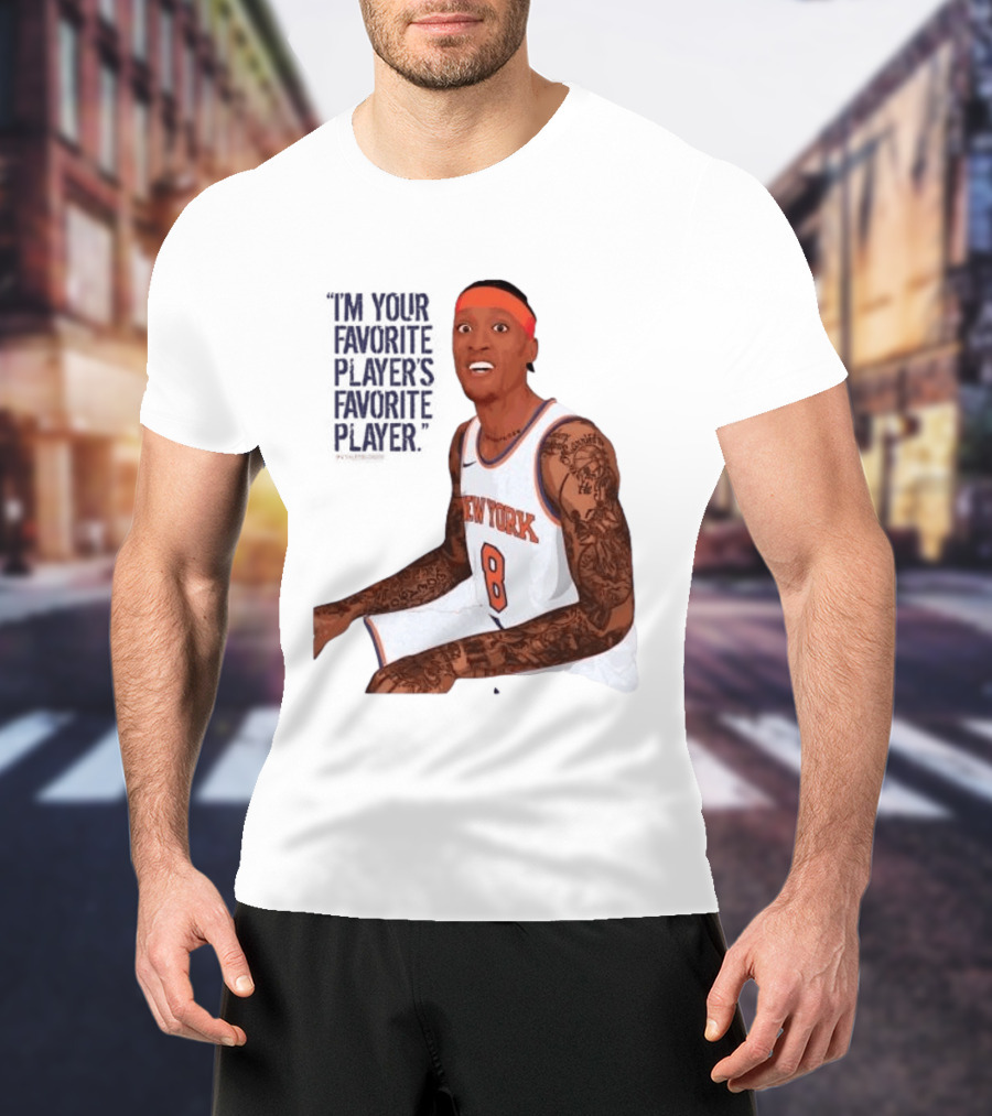 Michael Beasley I'm Your Favorite Player's Favorite Player New York Basketball 8 Tattoos T-Shirt