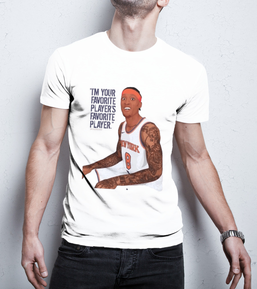 Michael Beasley I'm Your Favorite Player's Favorite Player New York Basketball 8 Tattoos T-Shirt