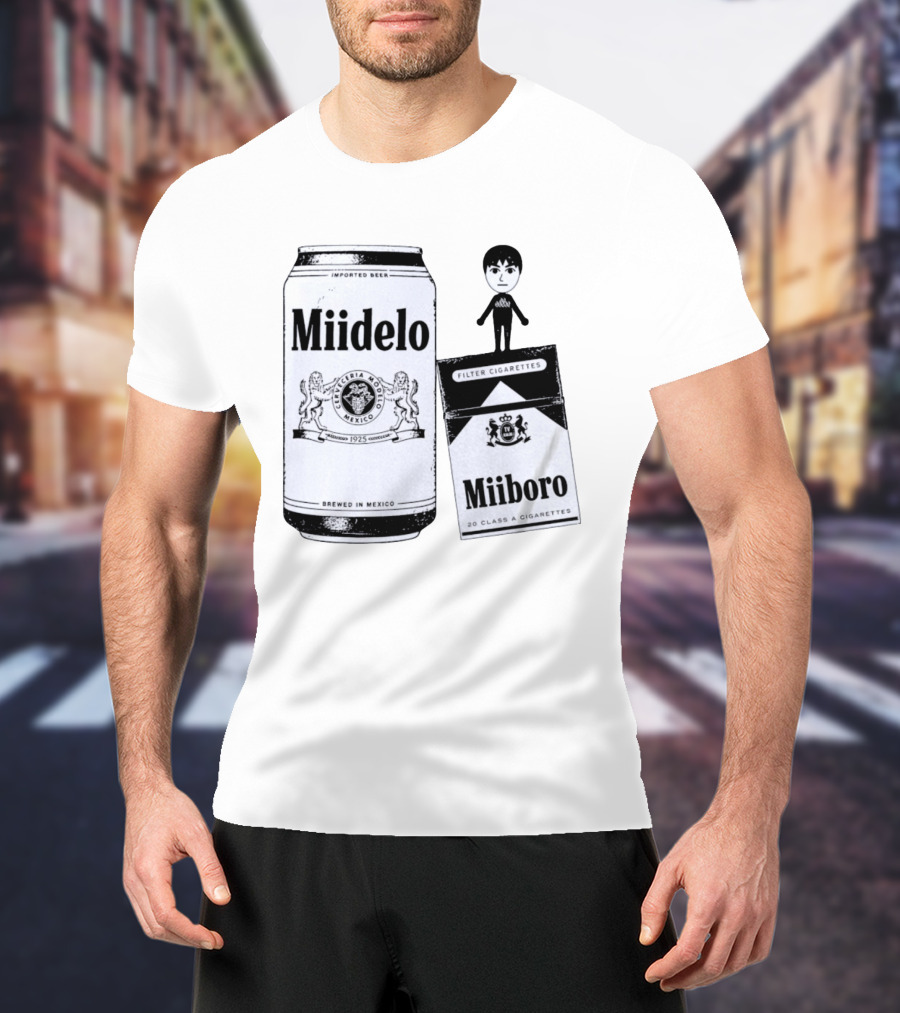 Miidelo Miiboro Tomodachi Life Mii Modelo Marlboro T-Shirt