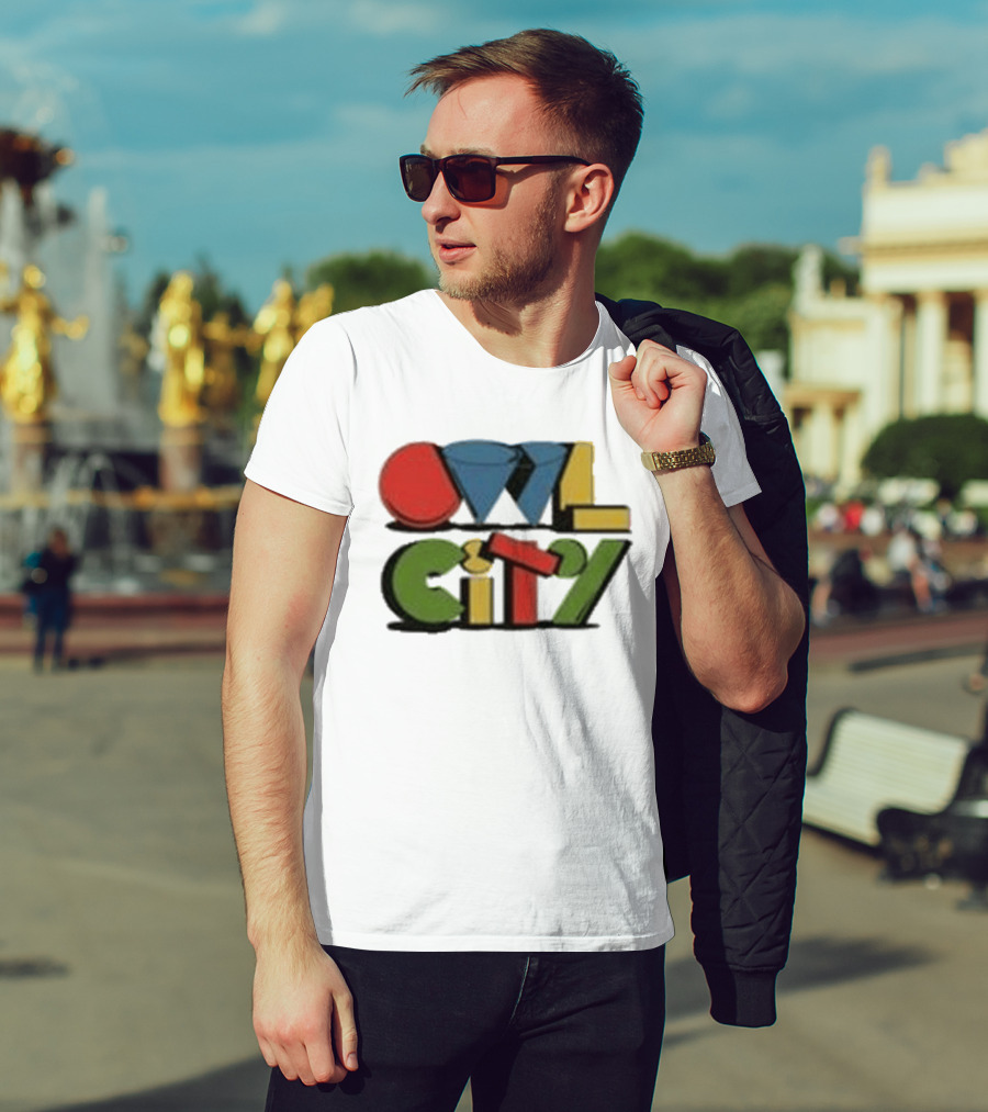 Owl City Colorful Synthpop Dreamscape T-Shirt