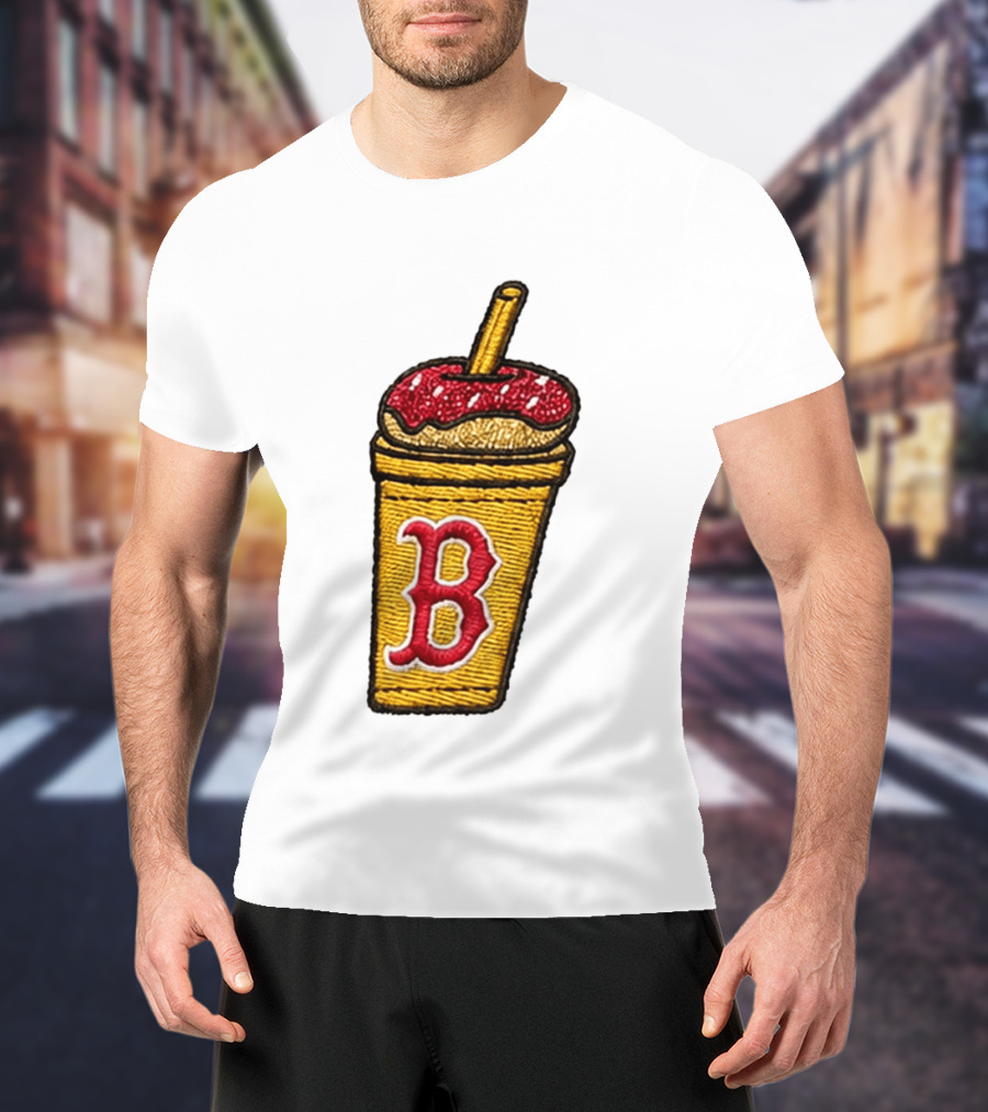 Red Sox Dunkin' Iced Coffee B Cap 2026 T-Shirt