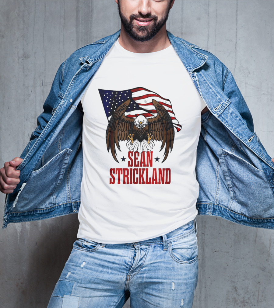 American Flag Eagle Sean Strickland UFC The Great American Hope T-Shirt