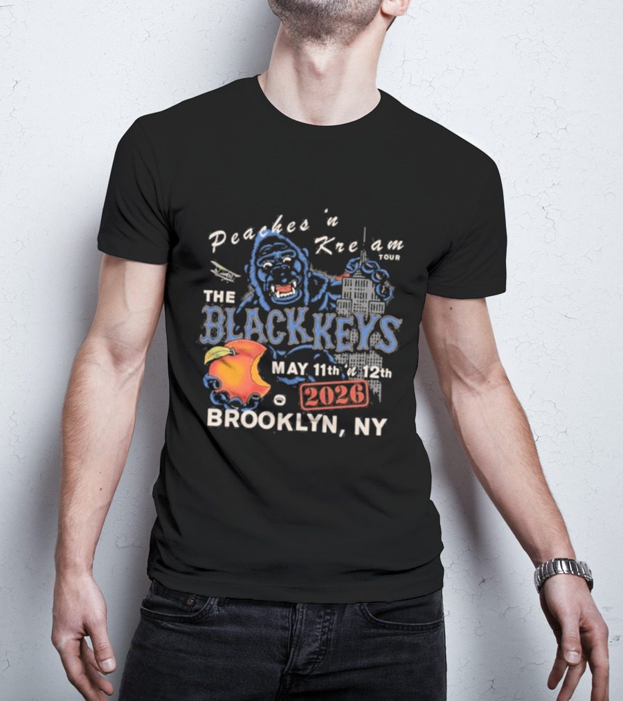 The Black Keys Peaches N Keem Tour Brooklyn May 11 12 2026 NYC T-Shirt