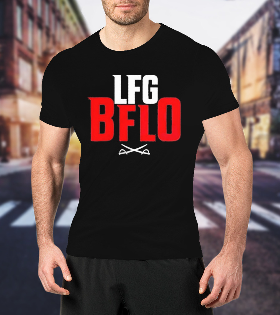 LFG BFLO Crossed Swords Hockey T-Shirt
