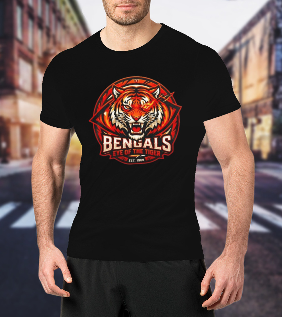Bengals Eye Of The Tiger Est 1968 T-Shirt