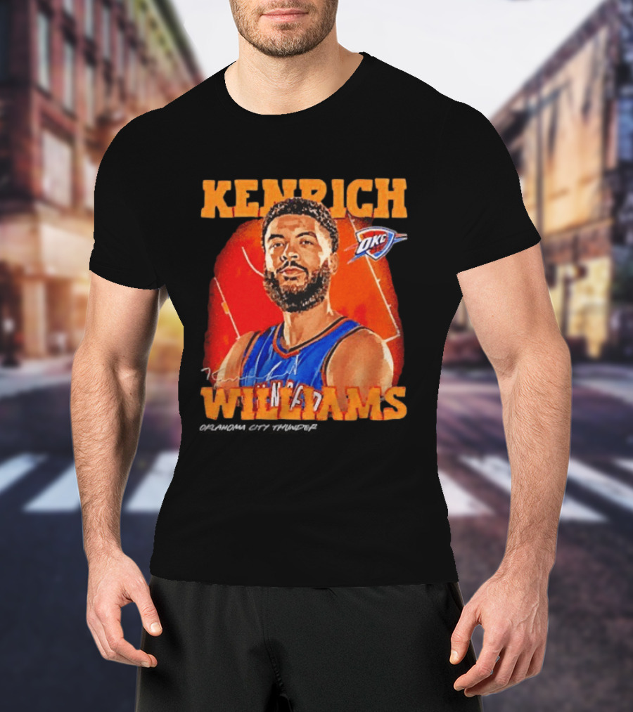 Kenrich Williams Oklahoma City Thunder OKC Basketball Player T-Shirt