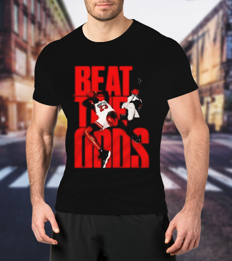 Beat The Odds Michael Jordan 23 Chicago Bulls T-Shirt