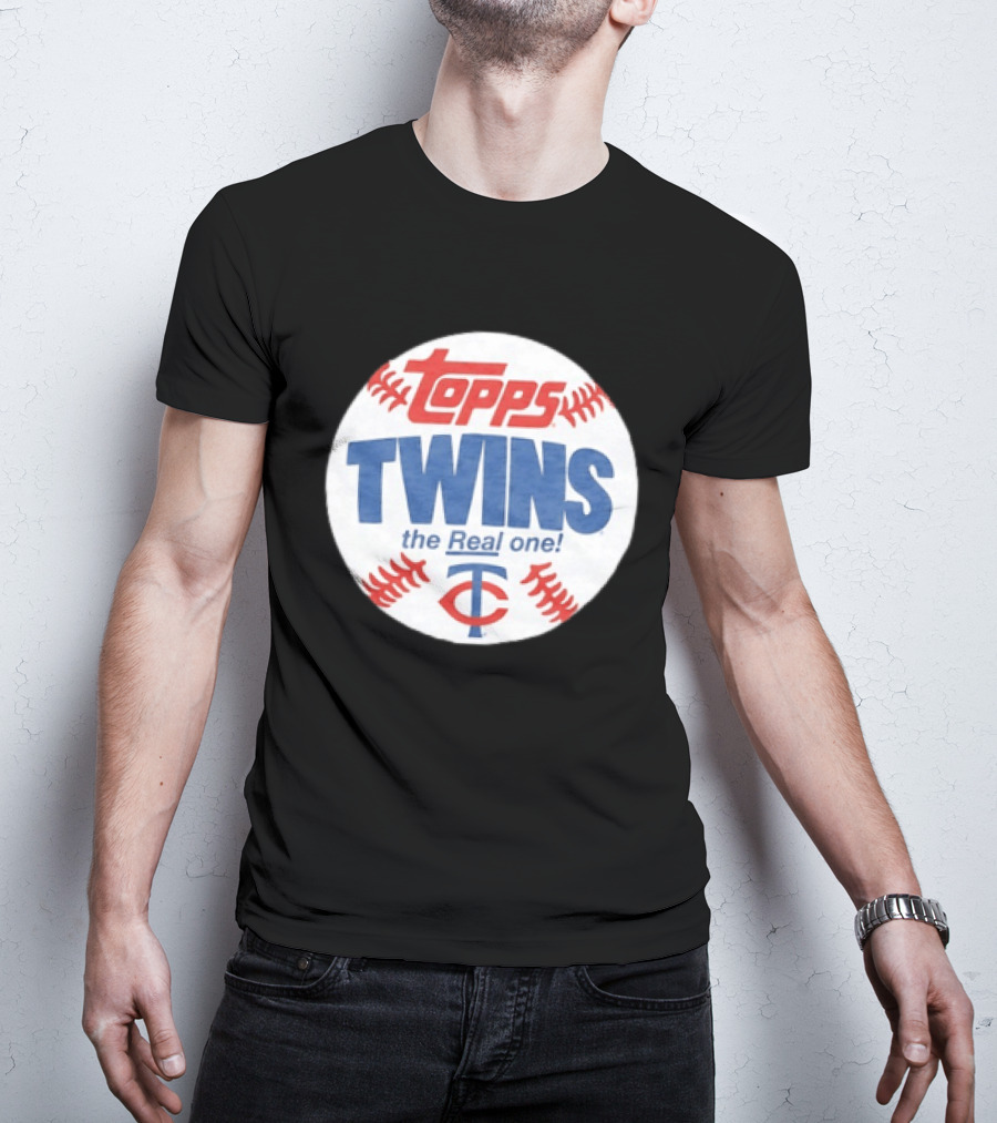 Minnesota Twins Topps The Real One Baseball Collection T-Shirt