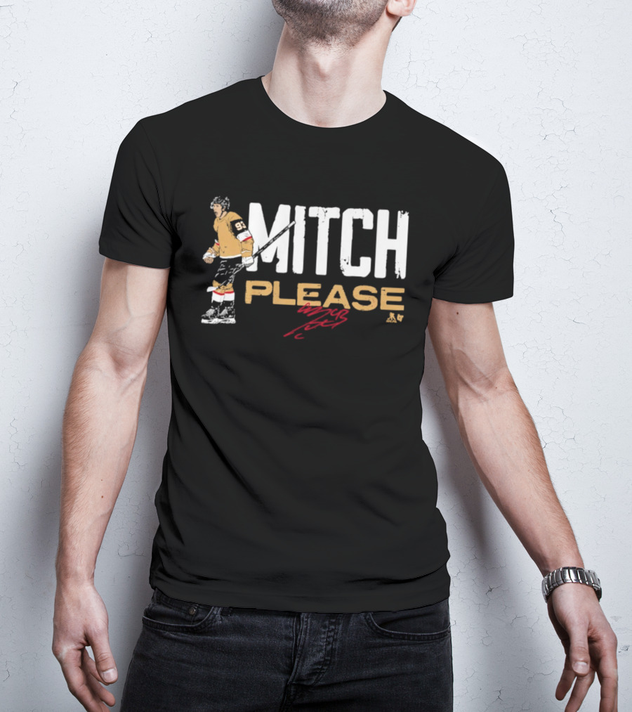Mitch Please Hockey Graphic With Player T-Shirt