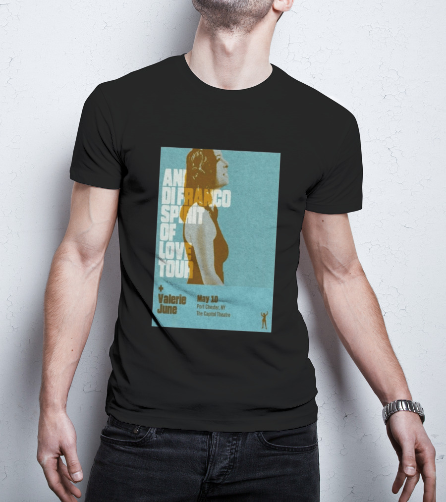 Ani DiFranco Spirit Of Love Tour May 10 Port Chester NY The Capitol Theatre Valerie June T-Shirt