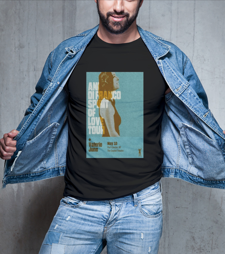 Ani DiFranco Spirit Of Love Tour May 10 Port Chester NY The Capitol Theatre Valerie June T-Shirt