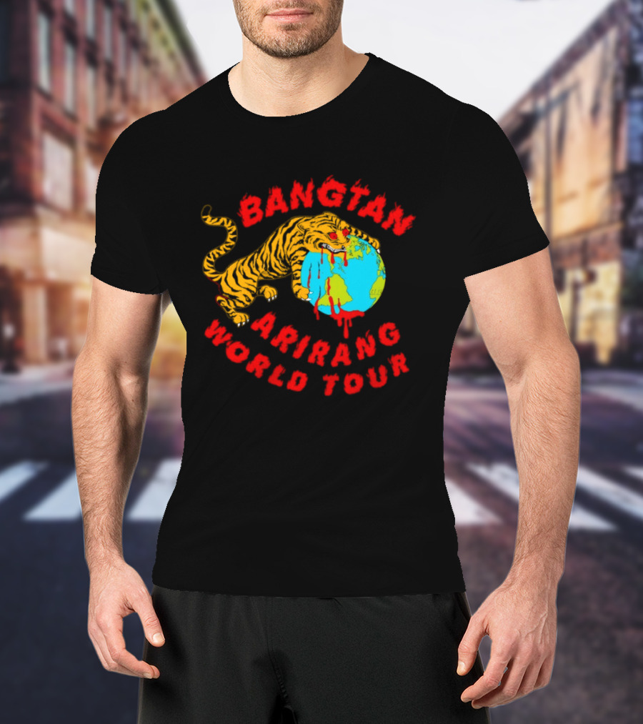 Bangtan Arirang World Tour Tiger Earth T-Shirt