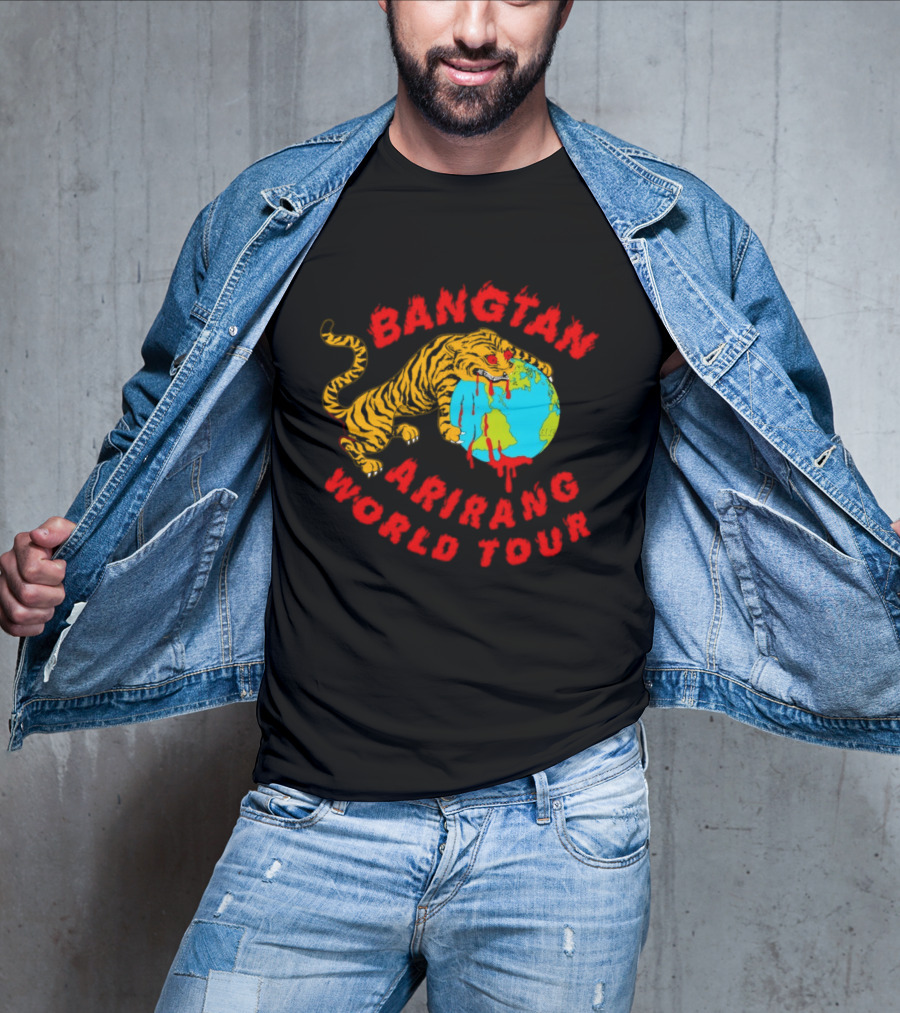 Bangtan Arirang World Tour Tiger Earth T-Shirt