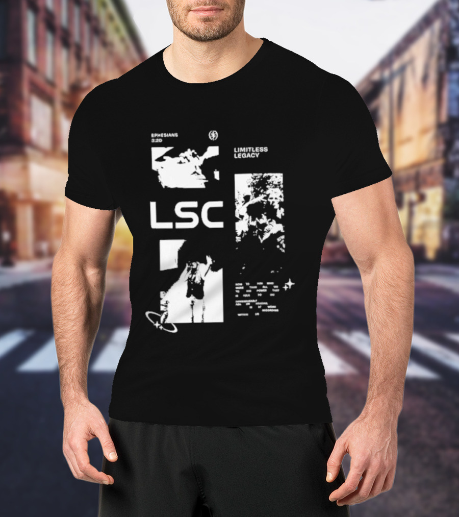 Legacy Church LSC Limitless Legacy Map Motif T-Shirt
