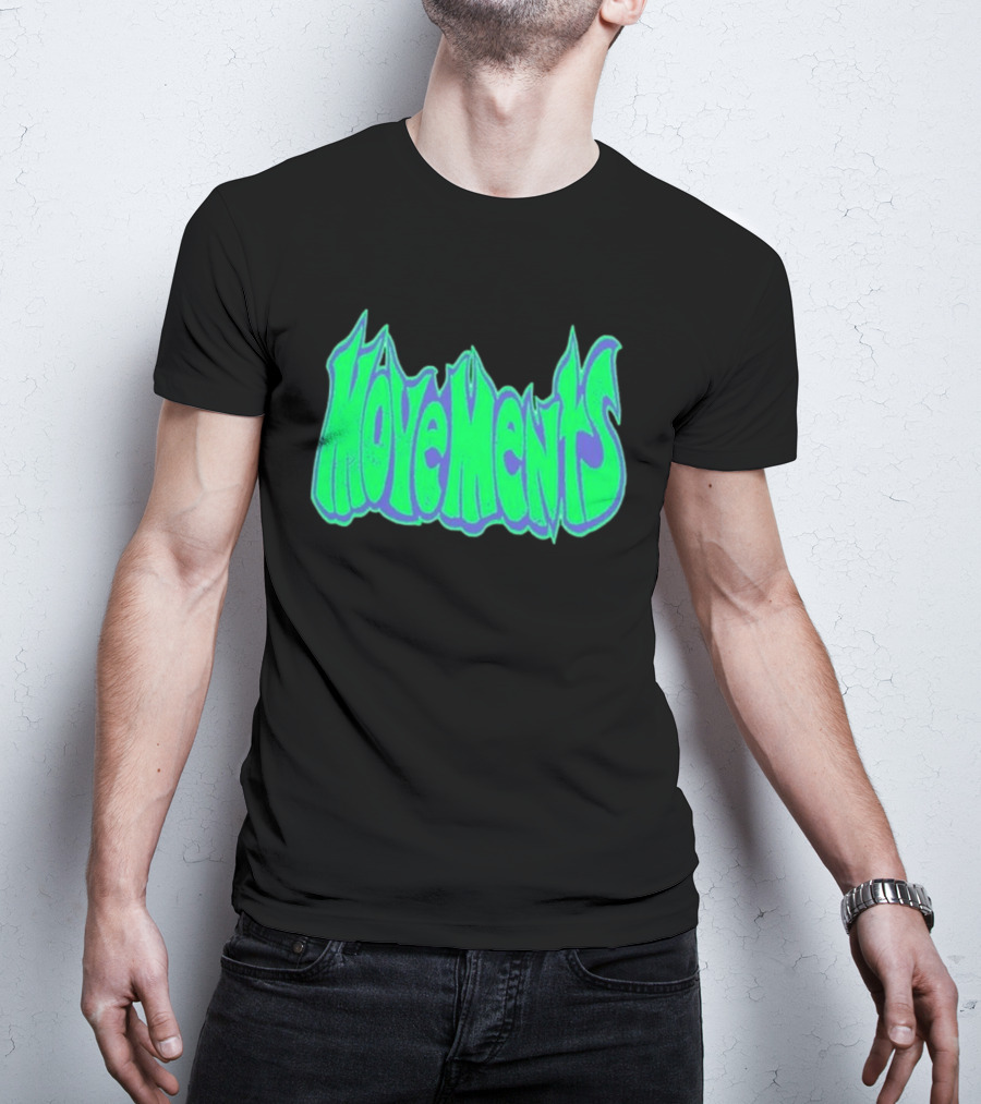 Movements Back In My Ways Neon Vaporwave Style Font T-Shirt