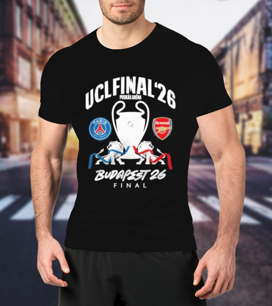 UCL Final 2026 Paris Saint Germain Vs Arsenal Budapest T-Shirt