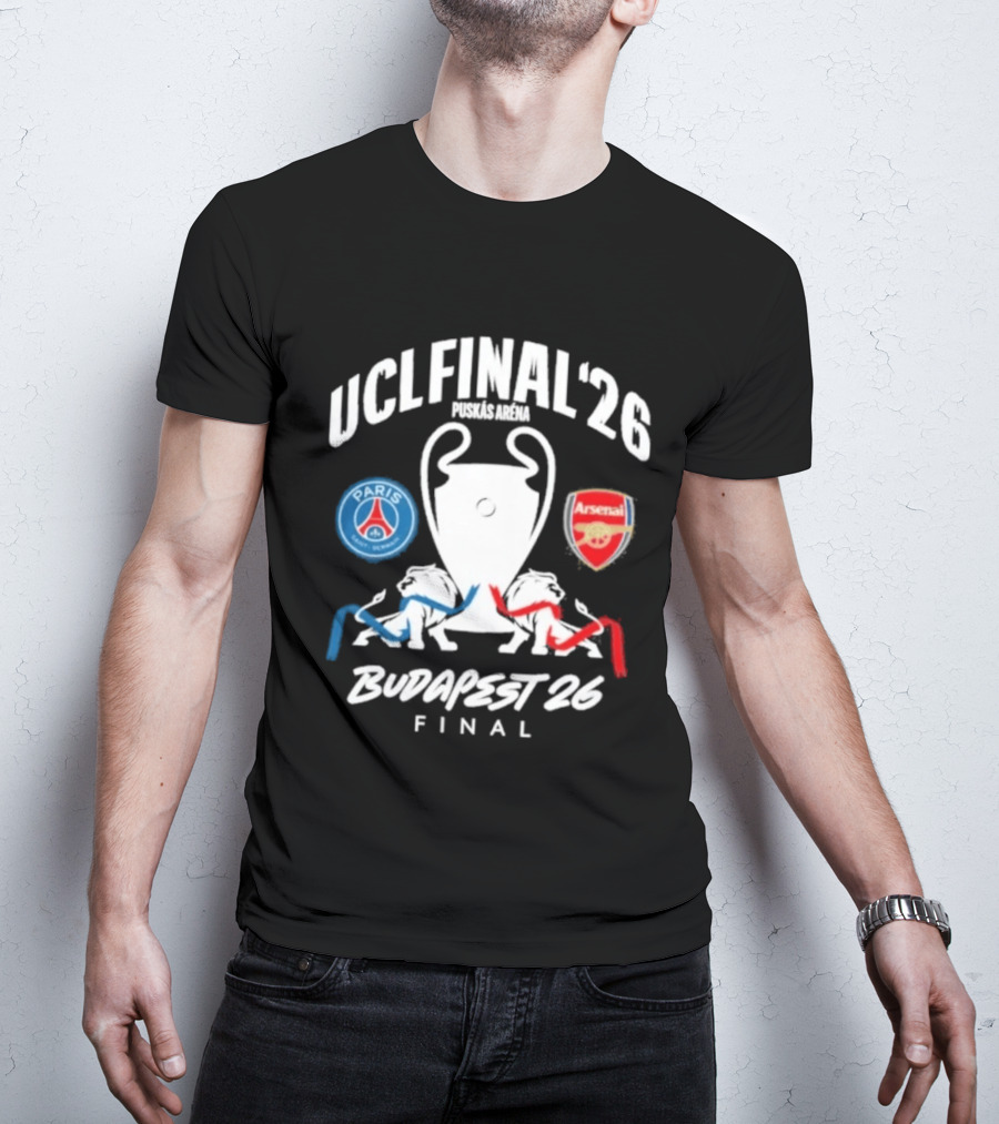 UCL Final 2026 Paris Saint Germain Vs Arsenal Budapest T-Shirt